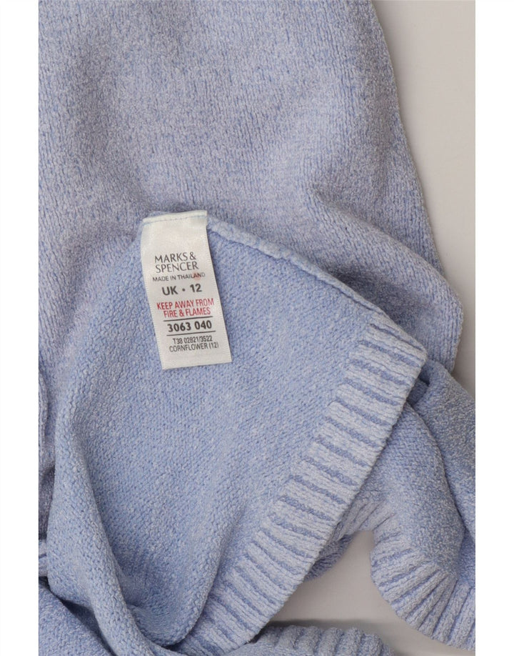 Pulover cardigan pentru femei Marks & Spencer UK 12 Medium Blue Viscose