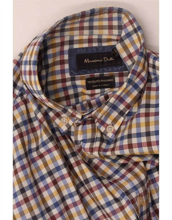 Cămașă Massimo Dutti pentru bărbați, mare, multicoloră, vichy