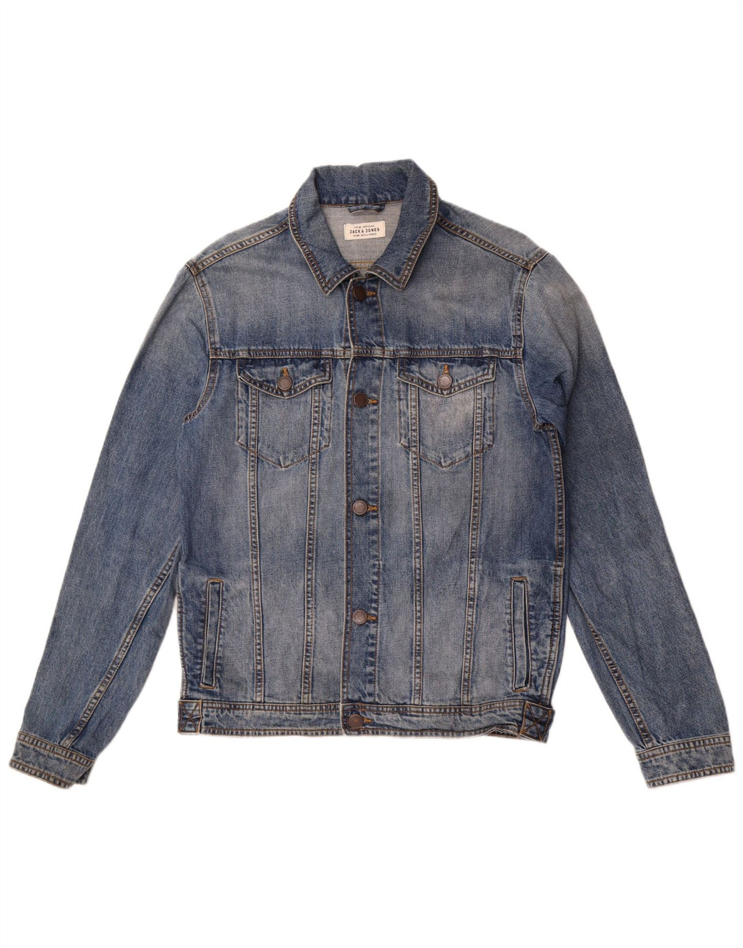 Jack & Jones jachetă de blugi pentru bărbați UK 36 mic albastru bumbac