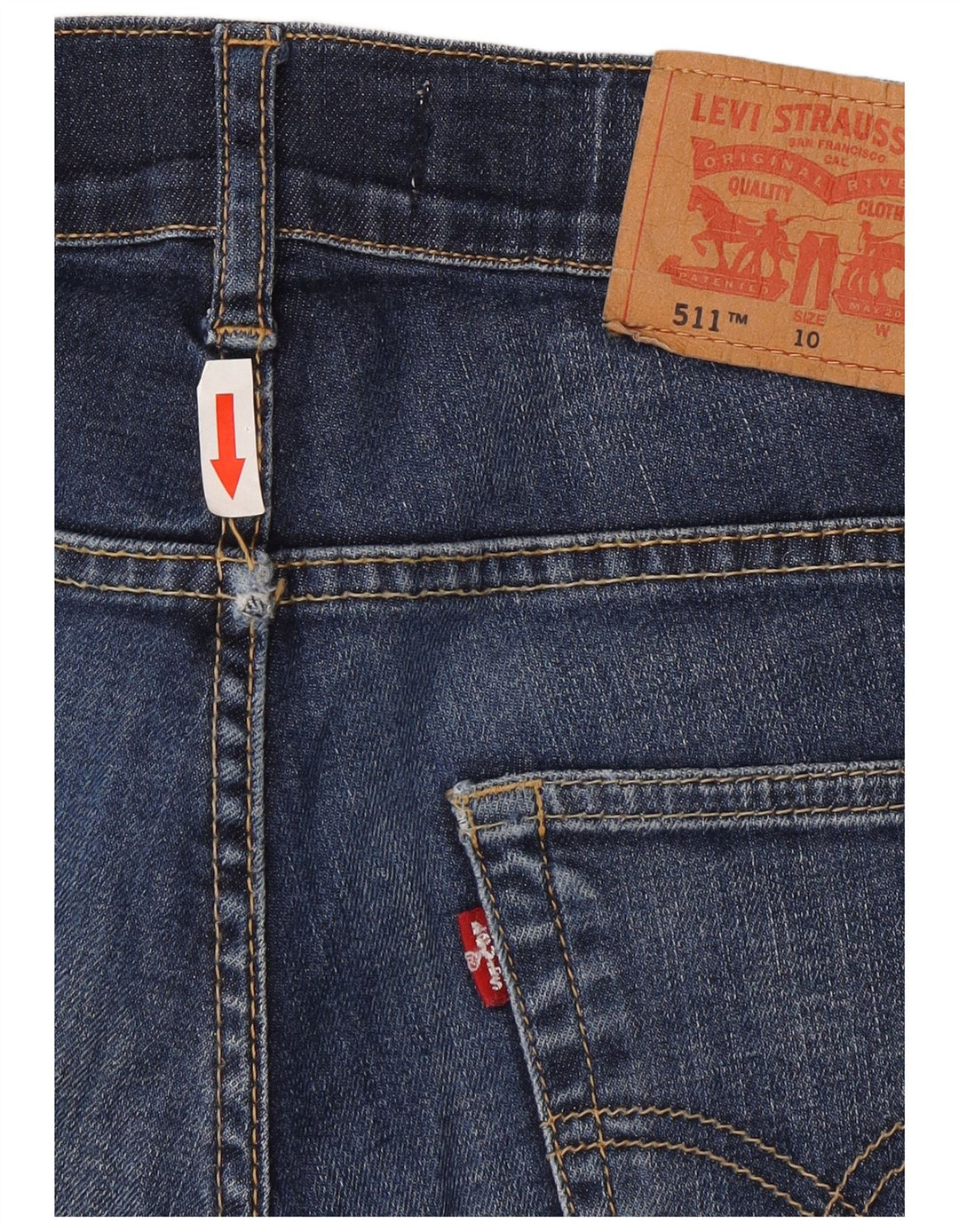 Levi's Boys 511 Slim Jeans 9-10 ani W24 L26 Blue Bumbac