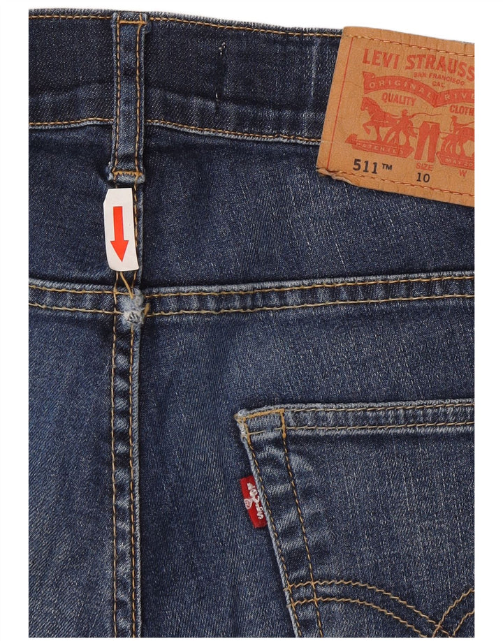 Levi's Boys 511 Slim Jeans 9-10 ani W24 L26 Blue Bumbac