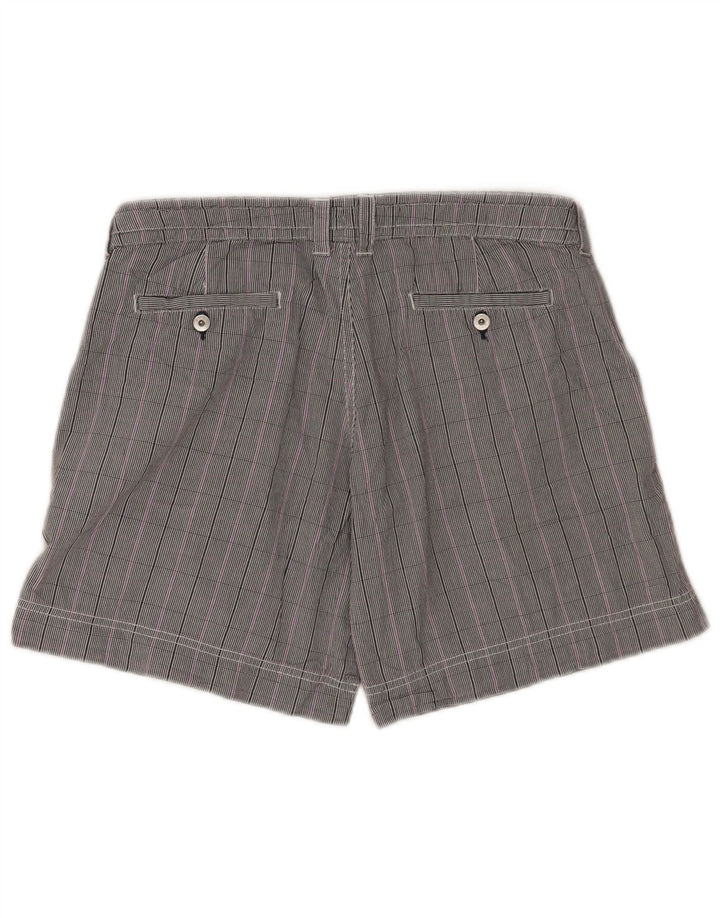 Pantaloni scurți casual Champion pentru femei, mediu W30, bumbac cu carouri gri
