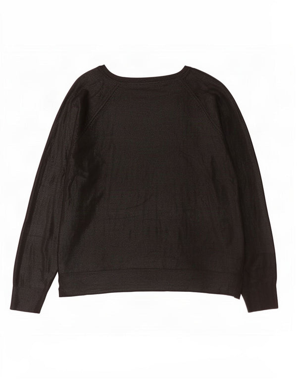 Bluză de top pentru femei Zara UK 18 XL, viscoză neagră