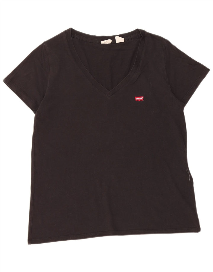 Tricou pentru femei Levi's Top UK 14 Medium Black Bumbac