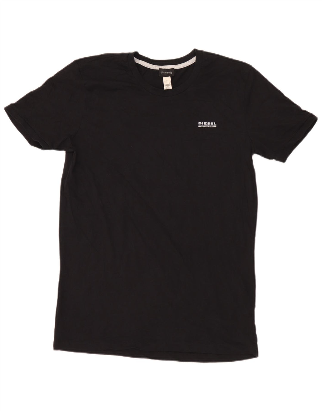 Tricou Diesel pentru bărbați Top mare din bumbac negru