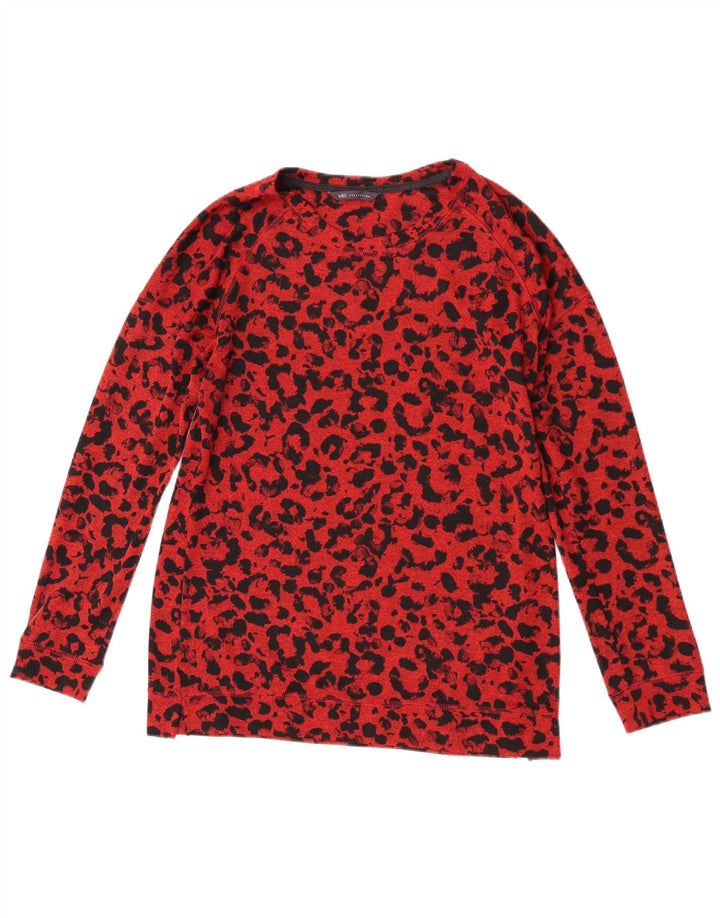 Pulover pentru femei Marks & Spencer cu gâtul cu barca UK 12 Medium Red