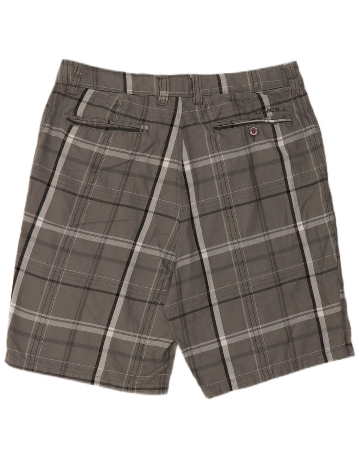 Pantaloni scurți chino pentru bărbați O'Neill W36, mare, gri, poliester în carouri