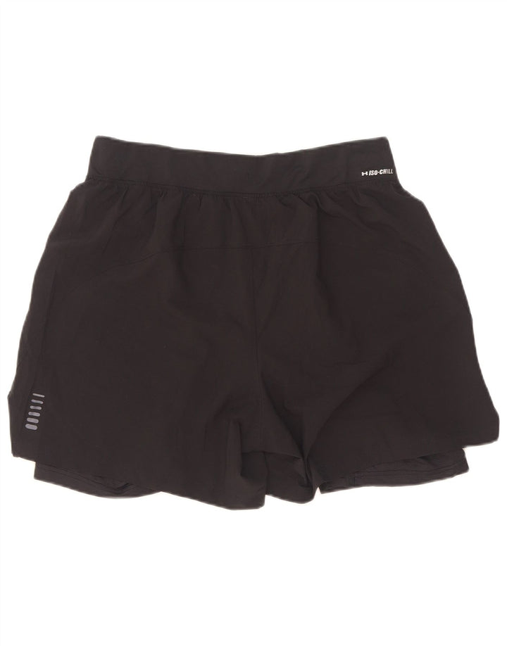 Pantaloni scurți sport Under Armour pentru femei UK 14, mari, negru, poliester