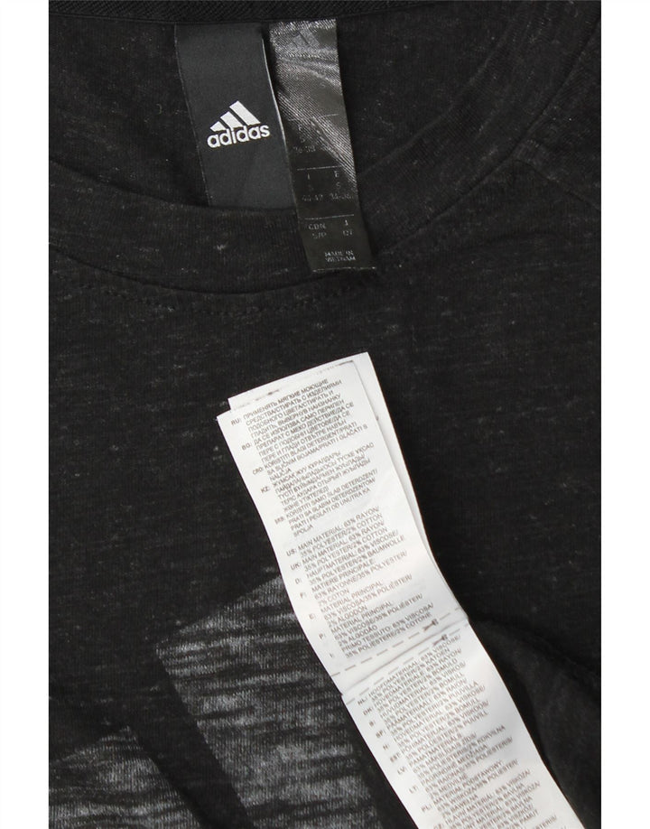 Vesta grafică pentru bărbați Adidas, mic, negru, raion