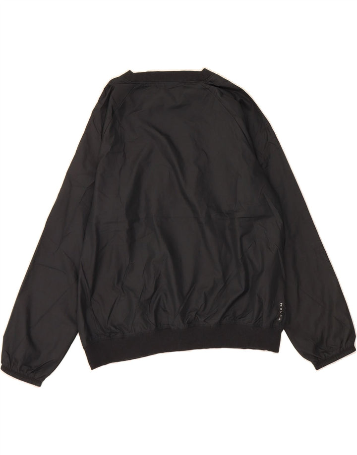 UNDER ARMOUR Womens Pullover Tracksuit Top UK 14 Medium Black Polyester Vintage Under Armour and Second-Hand Under Armour from Messina Hembry 