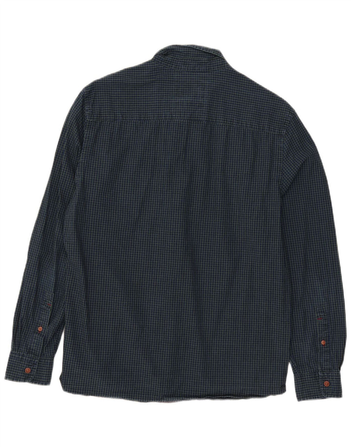 Cămașă pentru bărbați White Stuff Classic Fit Bumbac mare cu carouri albastre