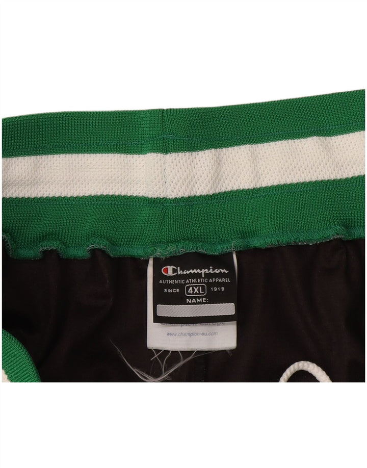 Pantaloni scurți sport Champion pentru bărbați 4XL, negru, poliester