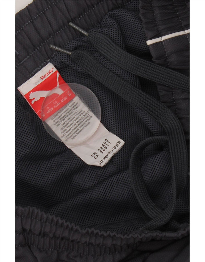 Pantaloni de trening Puma pentru bărbați, poliester, gri mediu