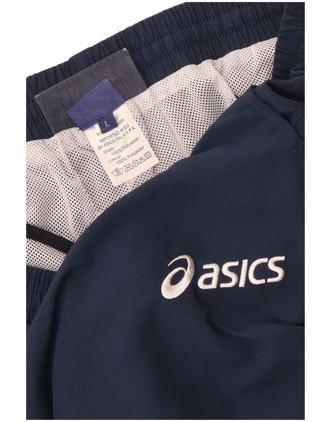 Pantaloni de trening Asics pentru bărbați, mari, bleumarin, poliester