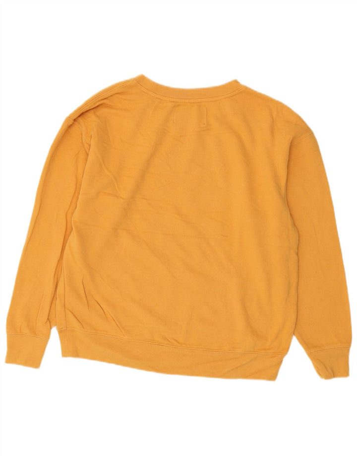 Calvin Klein Jeans Pulover supradimensionat pentru femei UK 10 Mic Galben