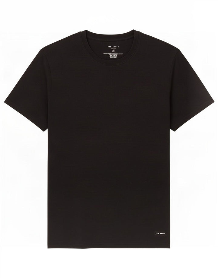 Ted Baker Tricou Bărbați Top Mediu Negru Bumbac