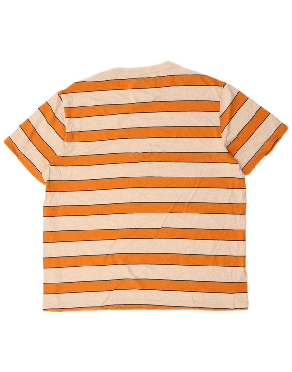Crew Clothing Tricou pentru bărbați Top 2XL Bej Bumbac cu dungi