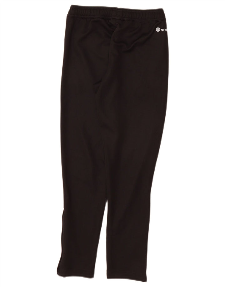 Pantaloni de trening ADIDAS Aeroready pentru baieti 9-10 ani poliester negru