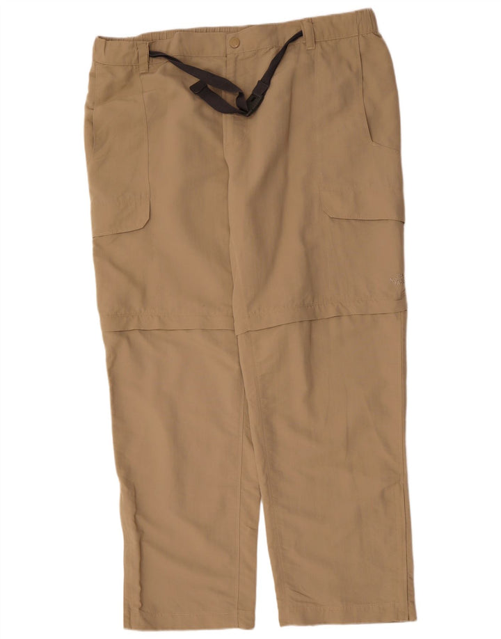 Pantaloni cargo drepti pentru bărbați THE NORTH FACE W42 L32 nailon bej