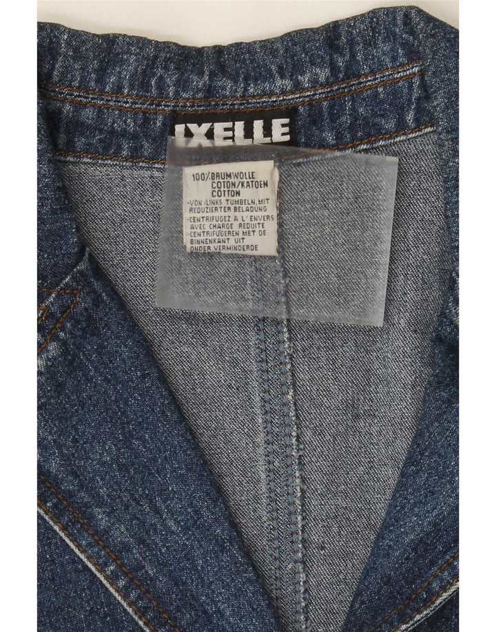 Palton de blugi vintage pentru femei UK 18 XL, bumbac albastru