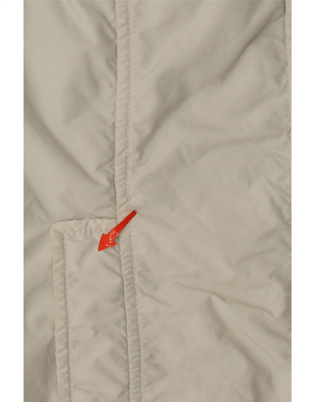 RED BY VALENTINO Womens Hooded Bomber Jacket IT 40 Small Off White