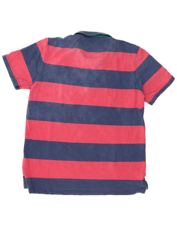 Crew Clothing Tricou polo rugby pentru bărbați 2XL, bumbac cu dungi bleumarin