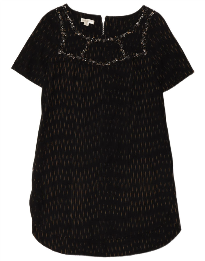 Rochie schimbătoare pentru femei Monsoon UK 12 Medium Black Spotted Bumbac