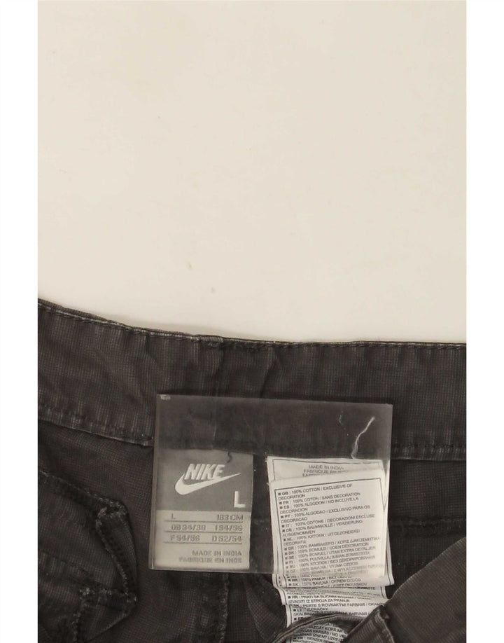 Pantaloni scurți cargo Nike pentru bărbați mari W36 bumbac gri