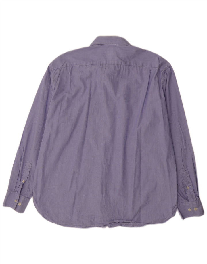 Cămașă pentru bărbați J. CREW Mărimea 16 1/2 mare, bumbac cu dungi albastre