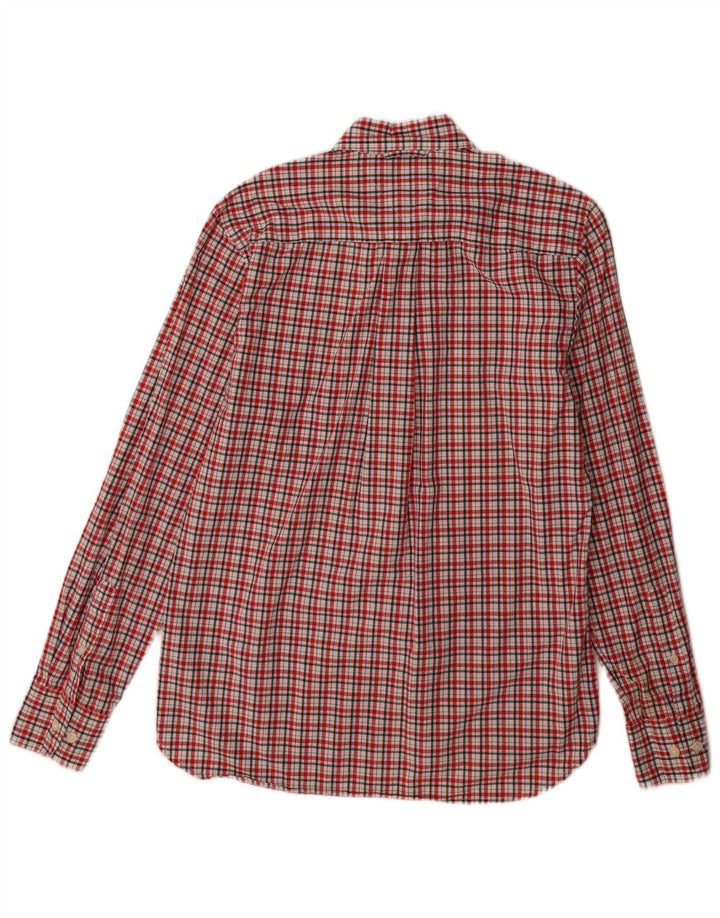 Cămașă personalizată pentru bărbați Tommy Hilfiger, bumbac cu carouri mici, roșii