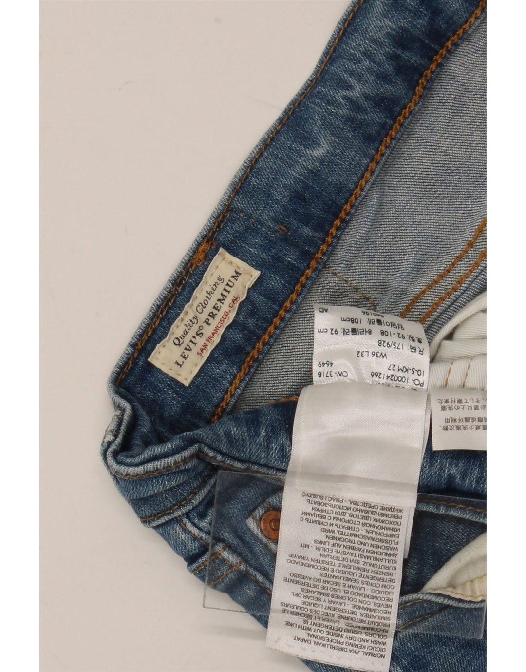 Blugi Levi's 511 Slim pentru bărbați W36 L32 Bumbac albastru