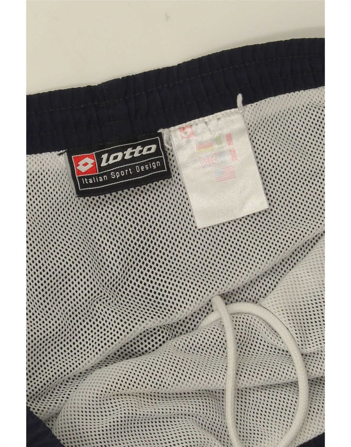 Pantaloni scurți de înot grafic pentru bărbați Lotto, mari, bleumarin