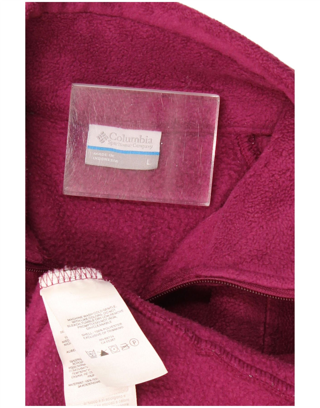 Jachetă polară COLUMBIA pentru femei UK 14 Poliester violet mare