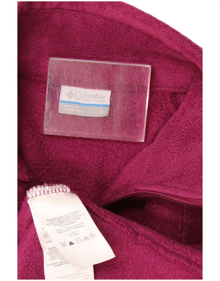 Jachetă polară COLUMBIA pentru femei UK 14 Poliester violet mare