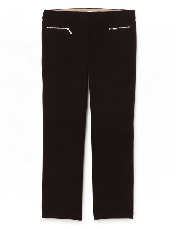 Pantaloni casual drepti pentru femei Marks & Spencer UK 12 Medium W30 L26 Negru