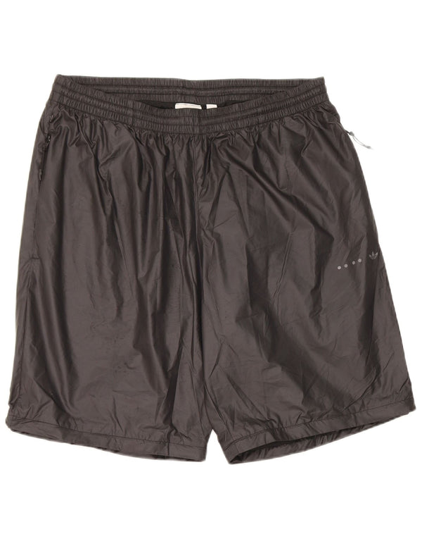Pantaloni scurți sport pentru bărbați Adidas, mari, negru, poliester