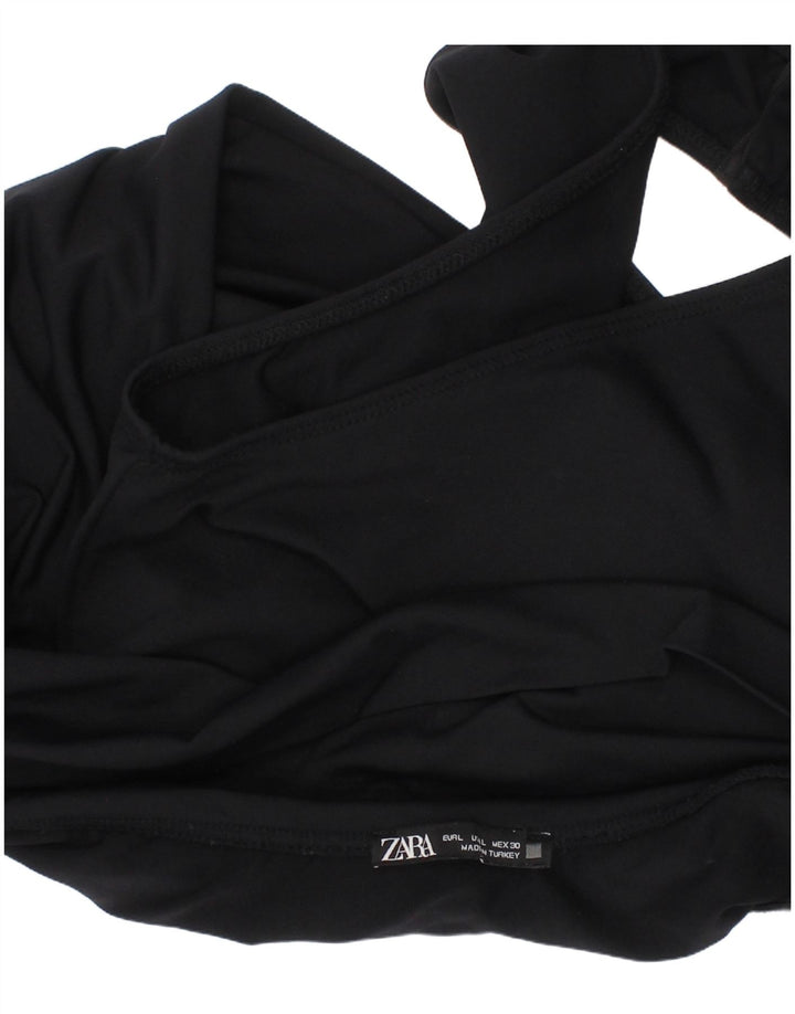 Costume de baie pentru femei fără bretele Zara, mare, neagră, poliamidă