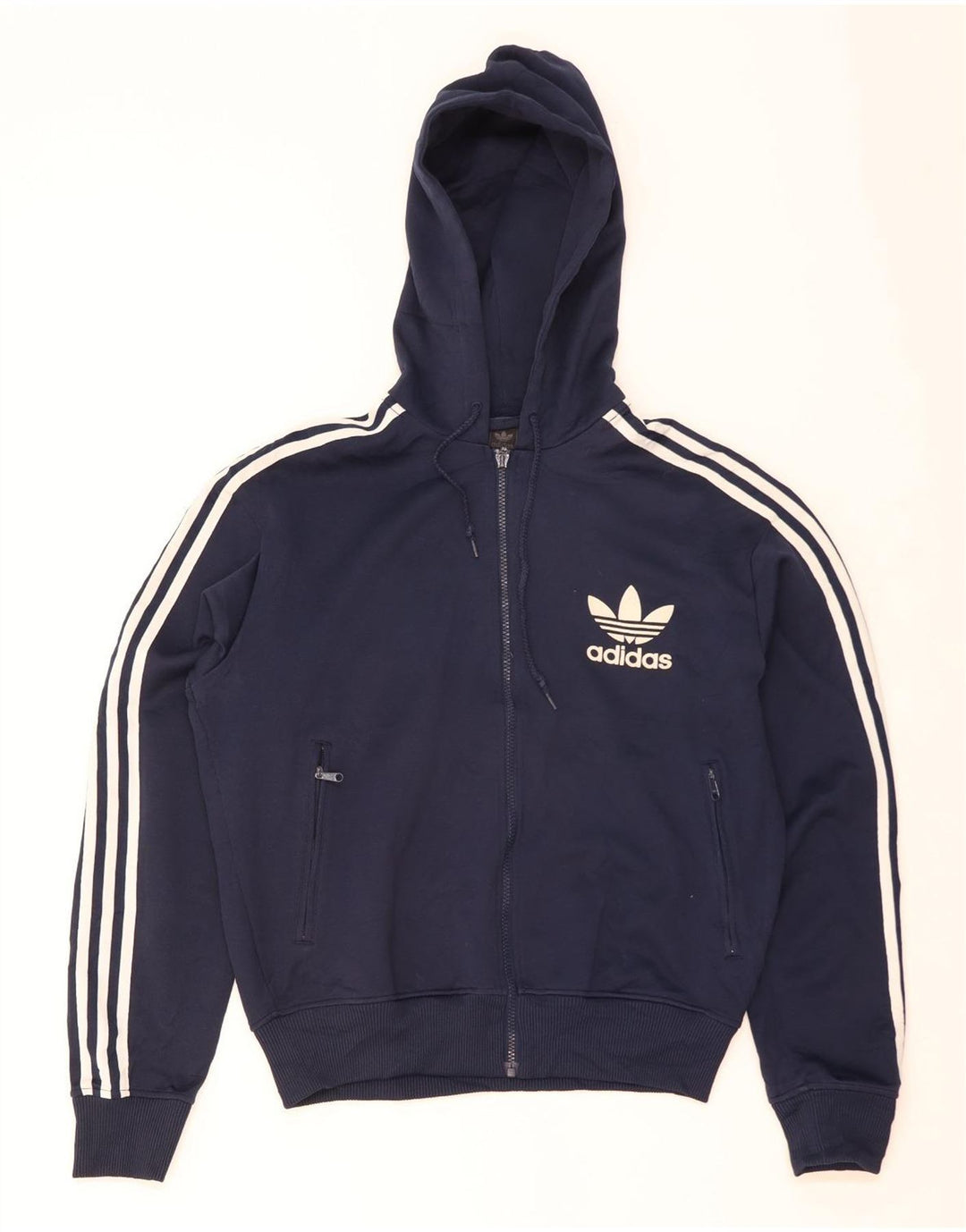 Jachetă de trening pentru bărbați ADIDAS, poliester, albastru, mediu