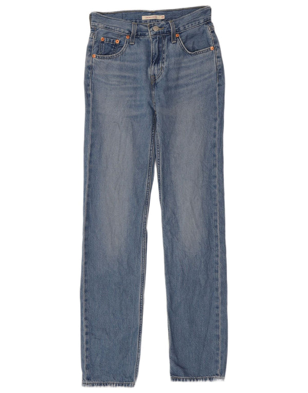 Levi's Womens Low Pro Straight Jeans Marea Britanie 2 2XS W23 L30 Blue Cotton