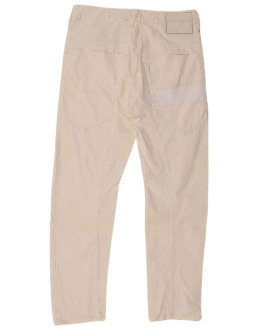 Blugi drepti pentru bărbați G-STAR W32 L32 bumbac alb