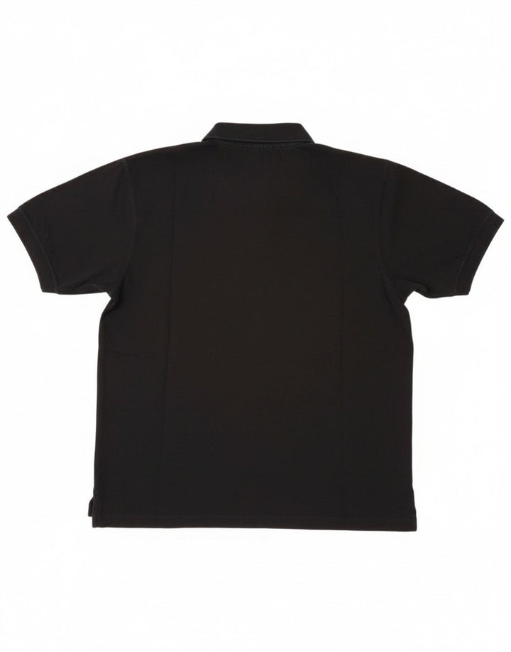 Tricou polo pentru bărbați Lee, bumbac negru 2XL