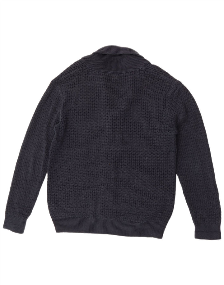 Pulover cardigan pentru bărbați Zara, mare, bleumarin