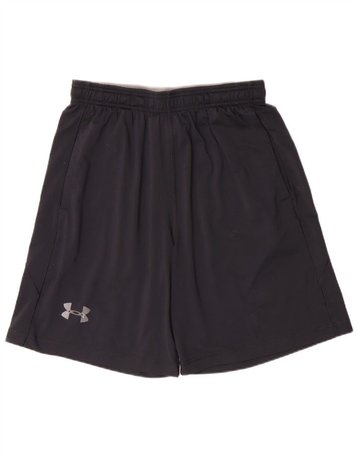 Pantaloni scurți sport pentru bărbați UNDER ARMOUR, poliester, negru
