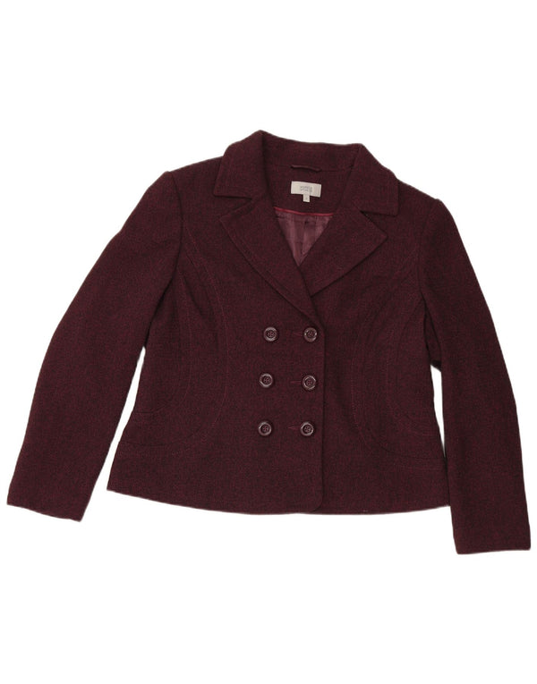 Jachetă pentru femei Marks & Spencer cu două piepturi, UK 18 XL, bordeaux