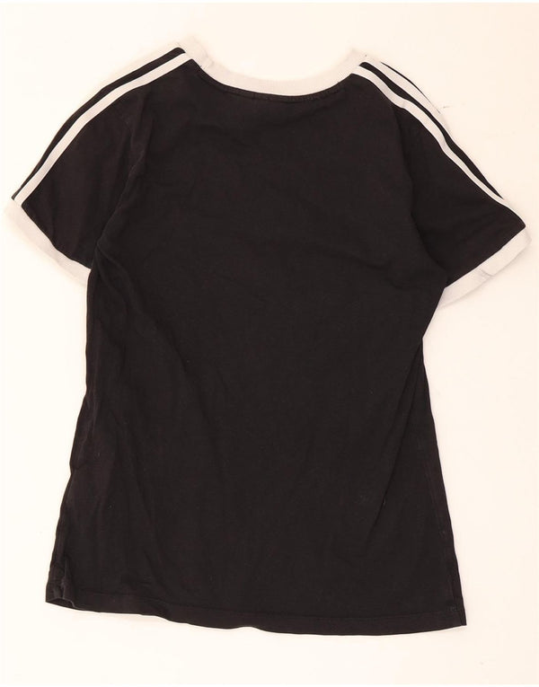 Tricou Adidas pentru femei Top UK 12 Medium Black Colorblock Bumbac