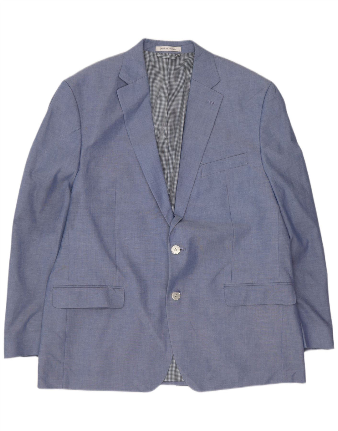 Jachetă CHAPS pentru bărbați cu 2 nasturi, UK 44 2XL, bumbac albastru
