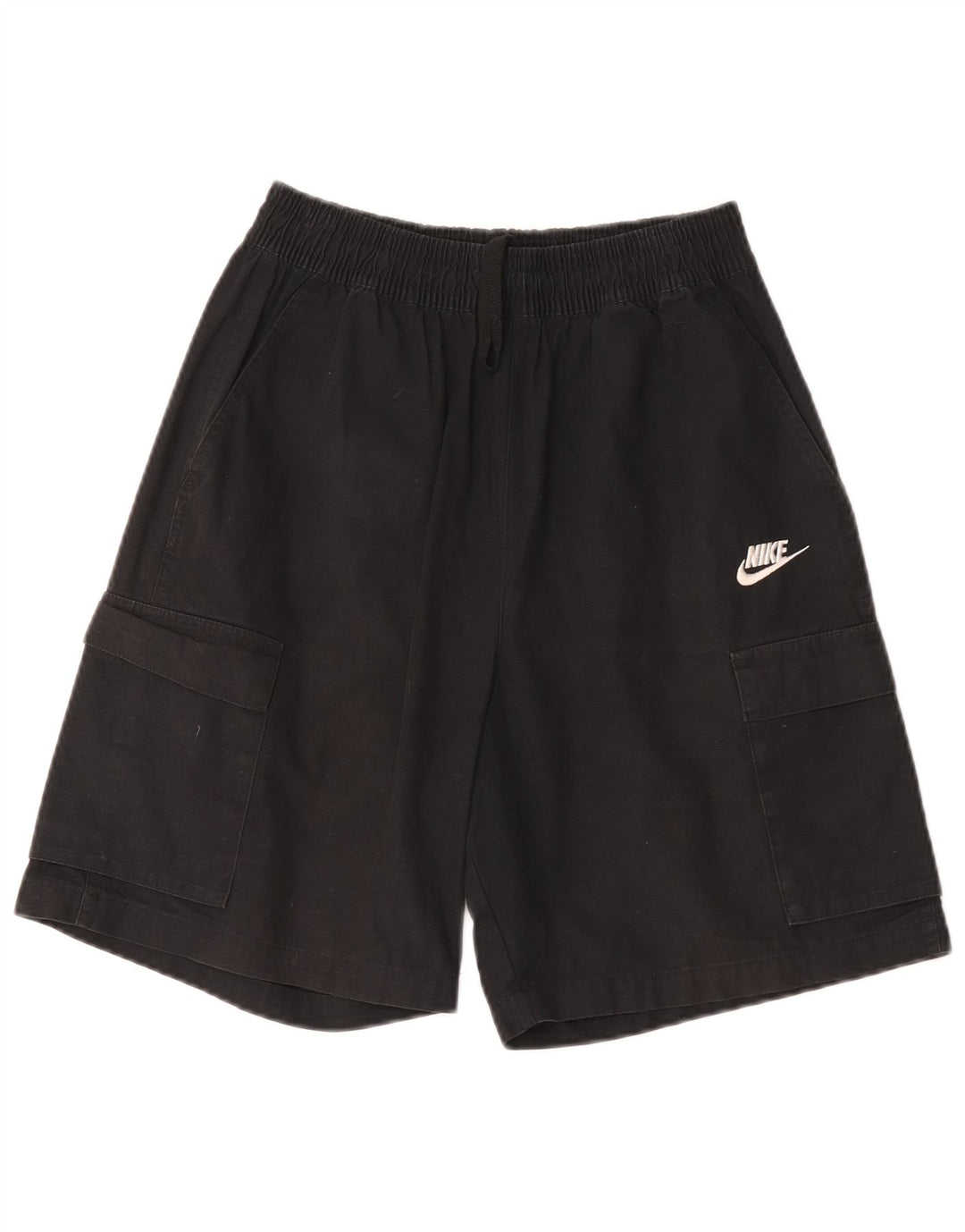 Pantaloni scurți cargo Nike pentru bărbați mici W27 bumbac negru