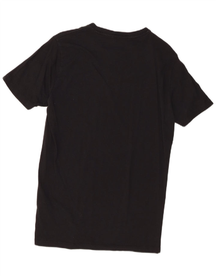Tricou grafic pentru bărbați Replay Top mare din bumbac negru