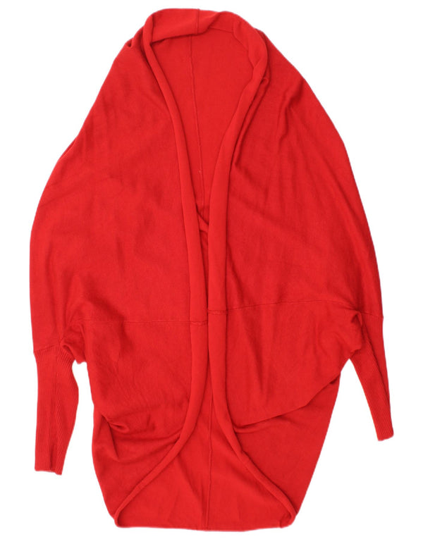 Pulover cardigan deschis supradimensionat pentru femei Zara UK 14 Medium Red