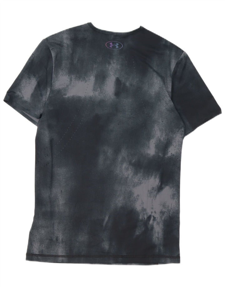 Tricou Under Armour pentru bărbați Top mic negru Tie Dye Poliester